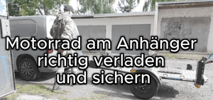 Video: Motorradtransport: Tipps zum verladen und befestigen