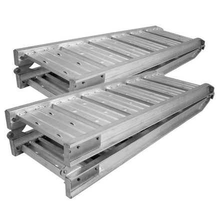 2x Auffahrrampe 182cm 400 kg für Motorrad ATV Quad, Aluminium, faltbar, rutschsicher - B&B Shop - 2000 Stockerau