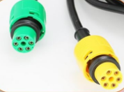 Komplett SET -  Hauptkabel + 2x Rückleuchten 5,5M, Neues Model, 13polig Stecker, 6polig Bajonett