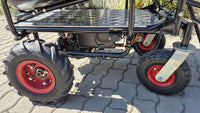 Elektrische Schubkarre mit Rückwärtsgang, 2 - in - 1 - Lösung, 160L Mulde, 350W starker Elektromotor, 250kg Tragkraft, kippbar, Scheibtruhe - B&B Shop - 2000 Stockerau