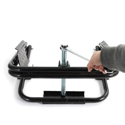 Wagenheber für Wohnmobil bis 1360 kg, Nivellierer, 14“ - 15“ Reifen, Stahl, Anhänger, Panne, inkl. Schraubschlüssel, Wohnwagen - B&B Shop - 2000 Stockerau