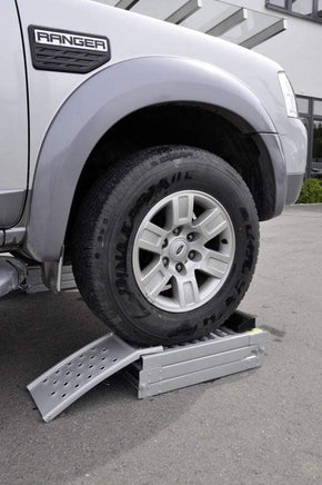 1 Paar Verladeschienen, Stahl, L 2000 mm, 500 kg, 2fach klappbar -auch Nutzbar als Auffahrbock B&B Shop - 2000 Stockerau