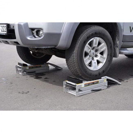 1 Paar Verladeschienen, Stahl, L 2000 mm, 500 kg, 2fach klappbar -auch Nutzbar als Auffahrbock B&B Shop - 2000 Stockerau