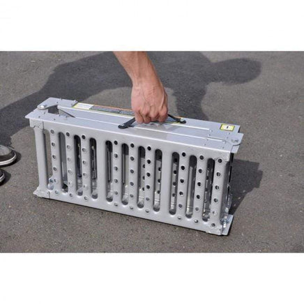 1 Paar Verladeschienen, Stahl, L 2000 mm, 500 kg, 2fach klappbar -auch Nutzbar als Auffahrbock B&B Shop - 2000 Stockerau