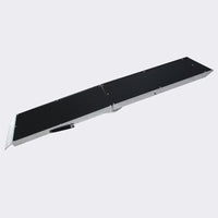 Hunderampe faltbar auf 92x38cm Aluminium 183cm 110kg, Hunderampe Hundetreppe Hundeautorampe Kofferraumrampe, ALU