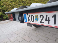ASPÖCK - LED Kennzeichenhalter mit 0,8 m Kabel, OHNE 3.Bremsleuchte 12V B&B Shop - 2000 Stockerau