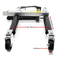 PKW Rangierhilfe 2x Wagenheber (1Paar) hydraulisch je 680KG Tragkraft bis 30cm Rangierhilfe-B&B Shop - 2000 Stockerau