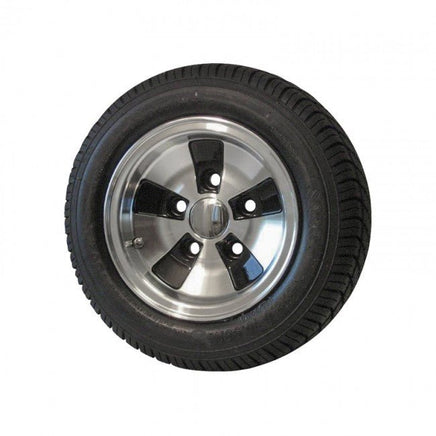 Rad 195/55R10C, Alu-Felge 6.00x10, ET0, 5x112 Anhängerreifen mit Felge-B&B Shop - 2000 Stockerau