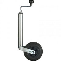 Stützrad Ø 48 mm, Stützlast 150kg, Kunststofffelge, mit integrierter Bremsfunktion-B&B Shop - 2000 Stockerau