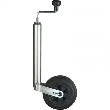 Stützrad Ø 48 mm, Stützlast 150kg, Kunststofffelge, mit integrierter Bremsfunktion-B&B Shop - 2000 Stockerau